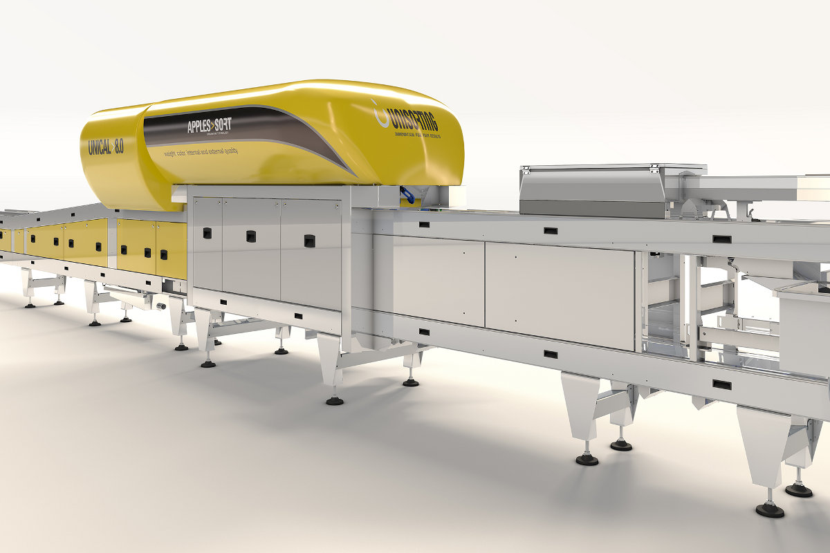 Unisorting Unical 8.0 Apples Sort per la calibratura delle mele